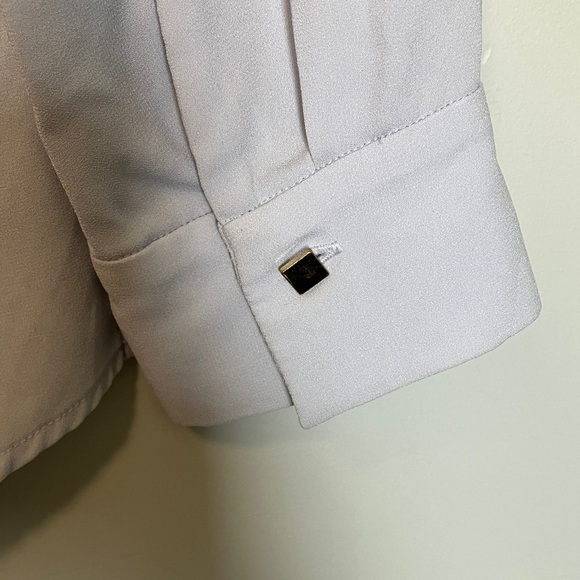 MM Lafleur Light Blue Long Sleeve Blouse - Picture 5 of 5